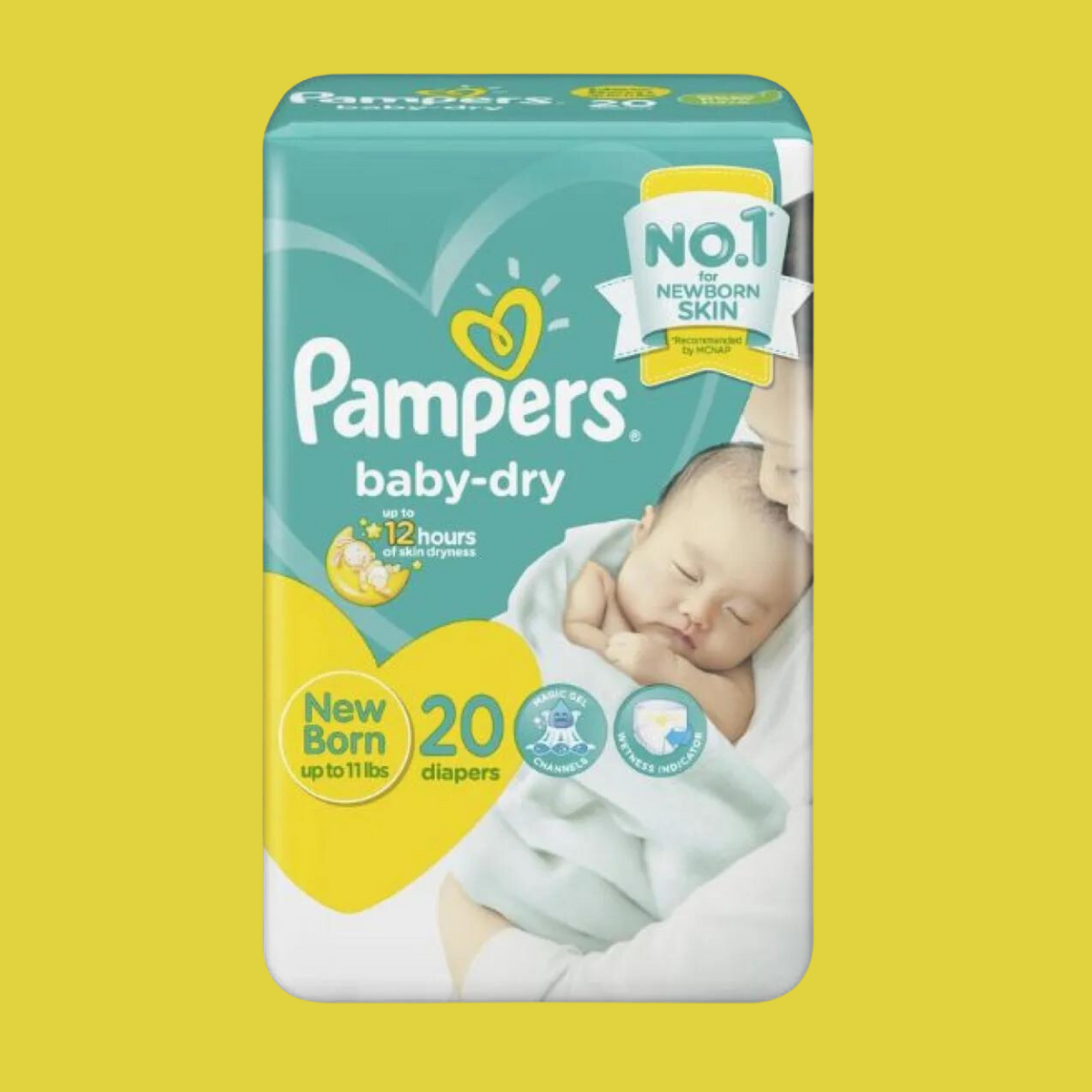 Pampers baby dry sales tape