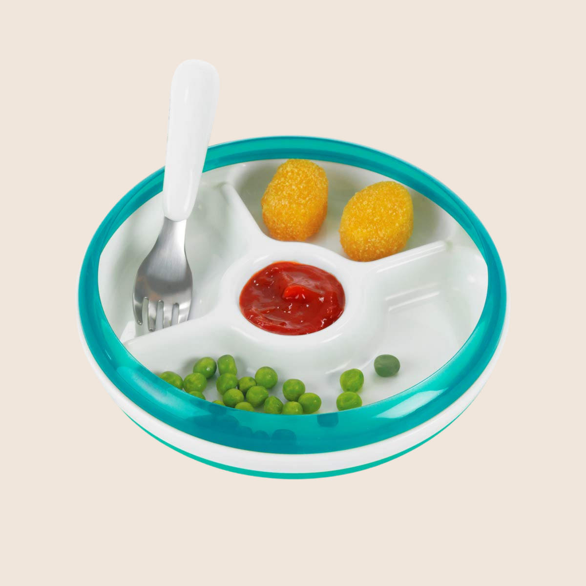 The OXO Tot Suction Bowl & Plate Keep Dinner With Toddlers Mess-Free