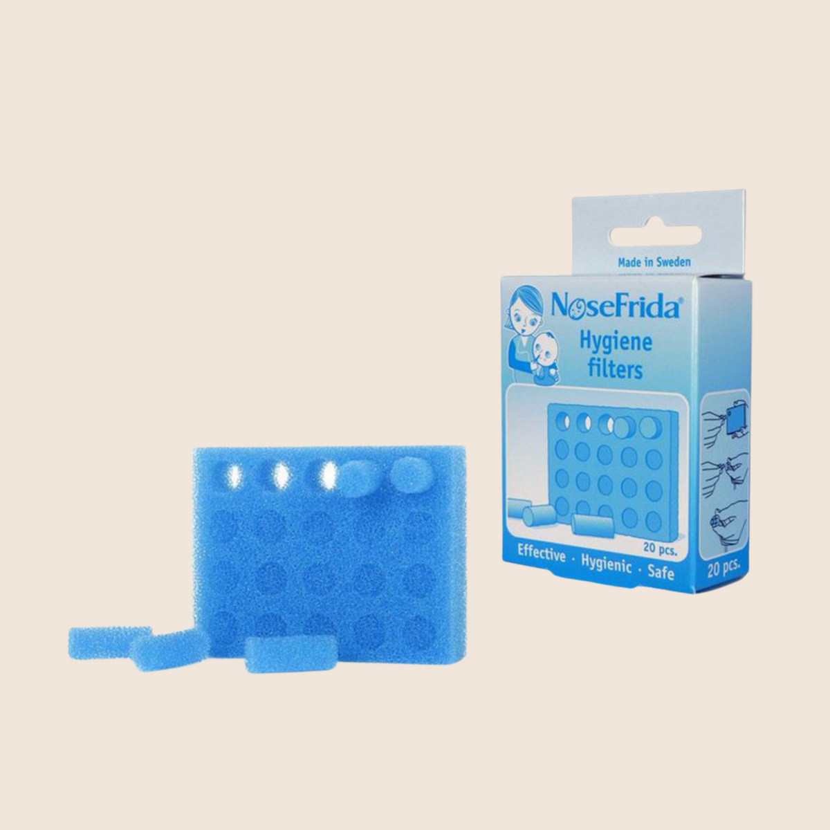 Nosefrida Nasal Aspirator Replacement Hygiene Filters (20 Pack) – The Baby  Lab Company