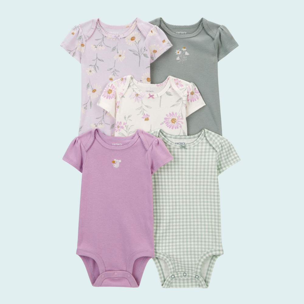 Carter's 5-Pack Short-Sleeve Bodysuits