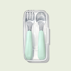 OXO Tot On-the-Go Fork and Spoon Set with Carrying Case