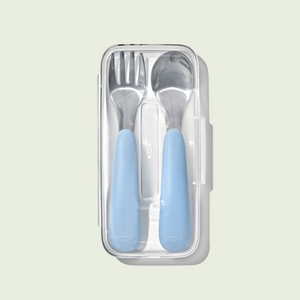 OXO Tot On-the-Go Fork and Spoon Set with Carrying Case