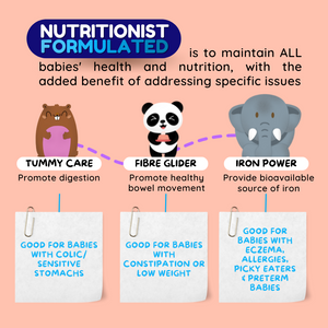 Little Baby Grains Nutritionist Formulated: Fibre Glider for 7 months+