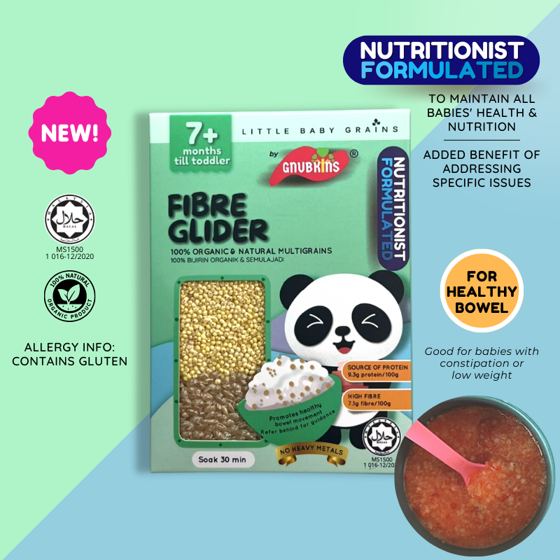 Little Baby Grains Nutritionist Formulated: Fibre Glider for 7 months+