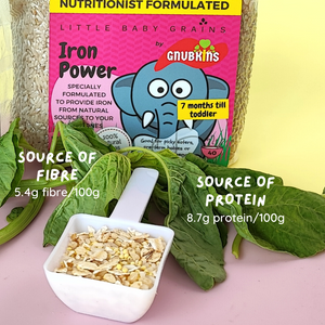 Little Baby Grains Nutritionist Formulated: Iron Power for 7 months+