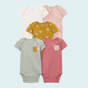 Carter's 5-Pack Short-Sleeve Bodysuits