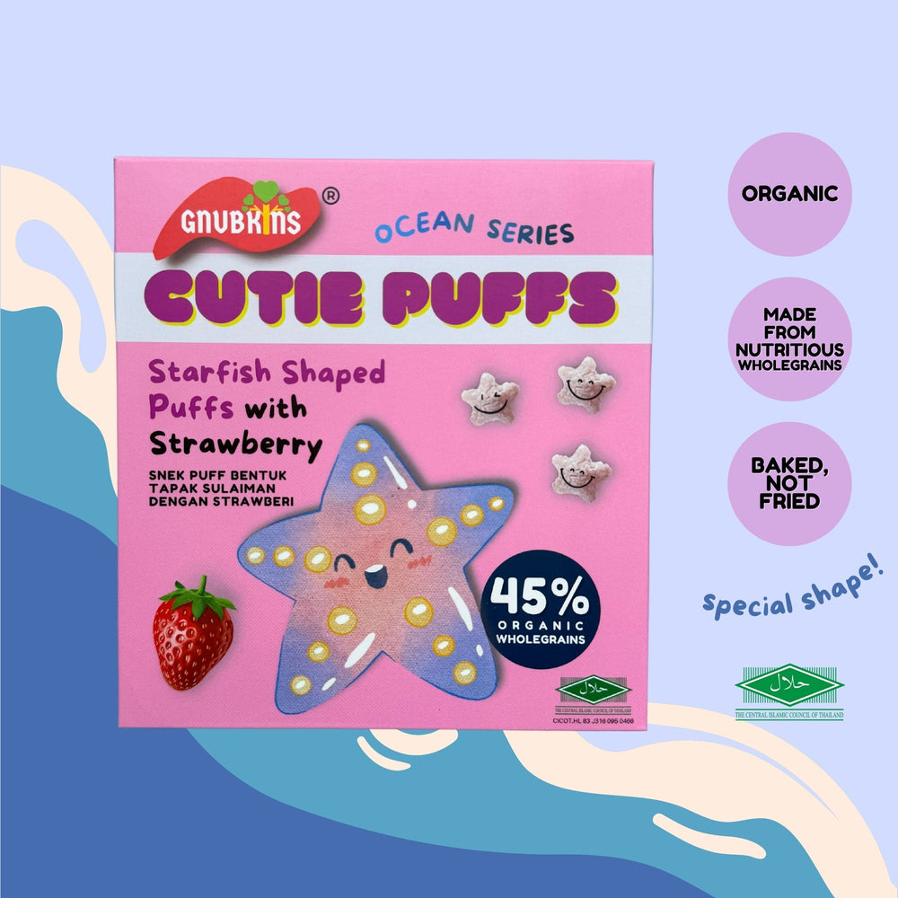 Gnubkins Cutie Puffs - Starfish Shaped Puff with Strawberry