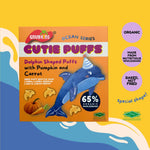 Gnubkins Cutie Puffs - Dolphin Shaped Puffs with Pumpkin & Carrot