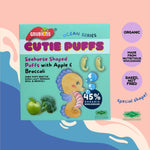 Gnubkins Cutie Puffs - Seahorse Shaped Puffs with Apple & Broccoli