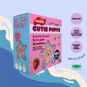 Gnubkins Cutie Puffs - Starfish Shaped Puff with Strawberry