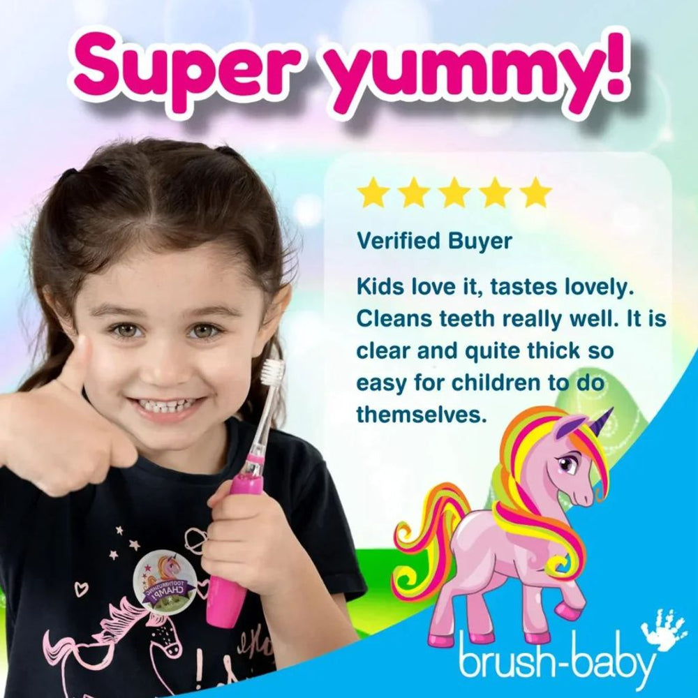 brush-baby Kids Toothpaste with Fluoride and Xylitol 50ml