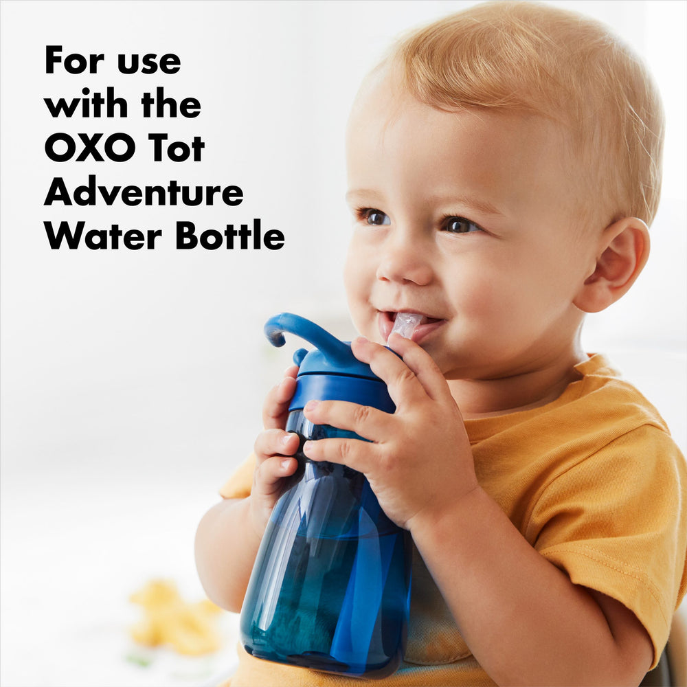 
                
                    Load image into Gallery viewer, OXO Tot Adventure Water Bottle Replacement Straws (2pcs)
                
            
