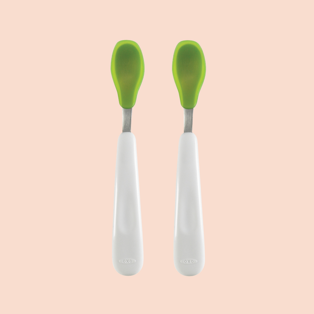 
                
                    Load image into Gallery viewer, OXO Tot Feeding Spoon Set with Soft Silicone
                
            