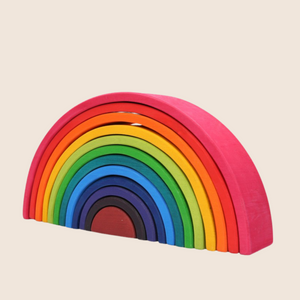 Play by TBLC Rainbow Stacking Tunnel 12 Pieces