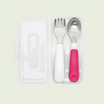 OXO Tot On-the-Go Fork and Spoon Set with Carrying Case