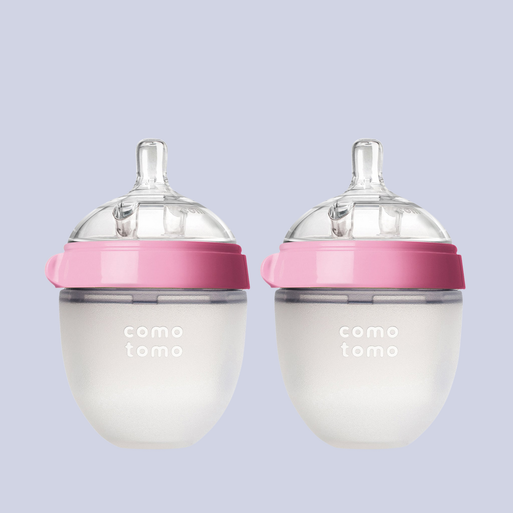 Comotomo 50z Silicone Baby Bottles - Twin Pack