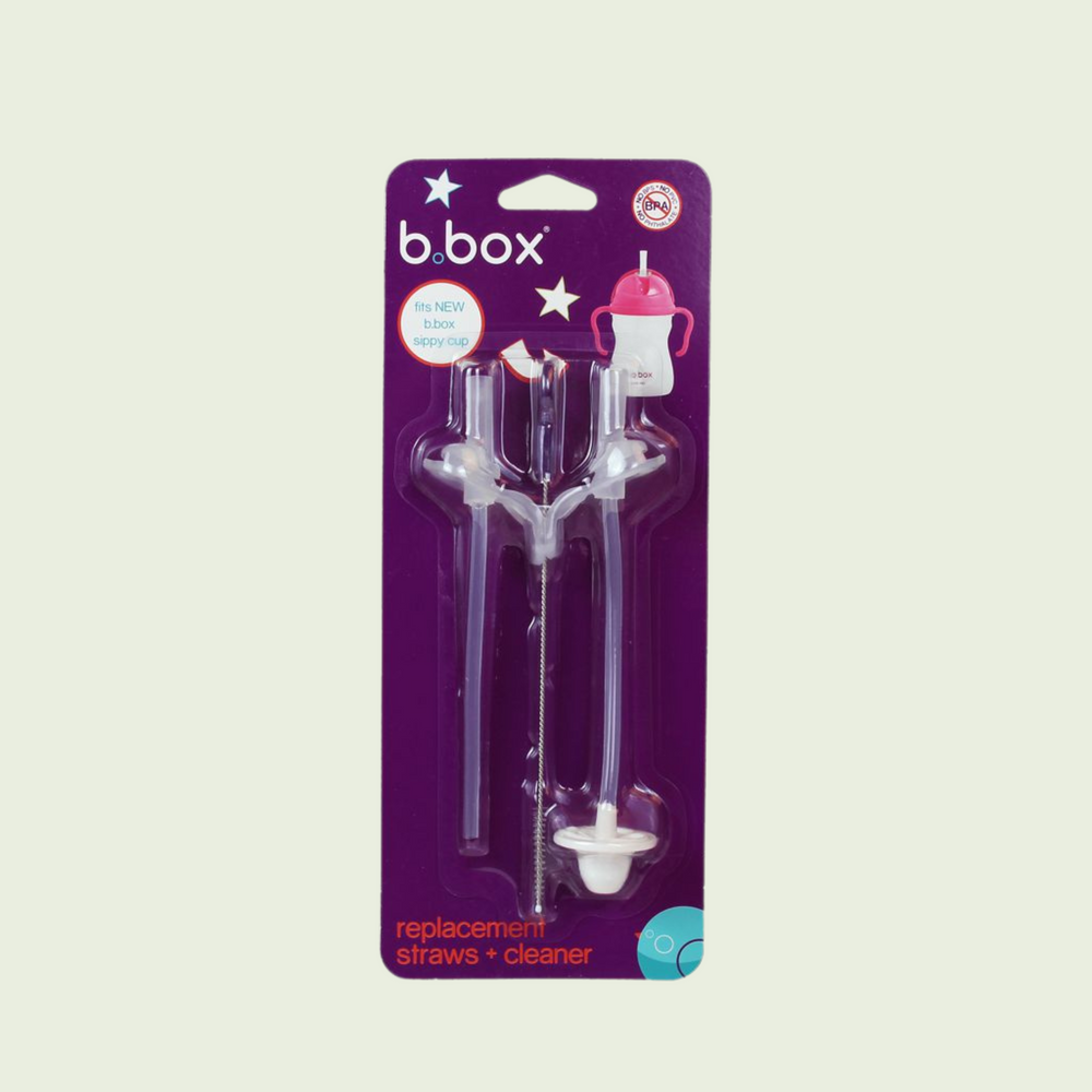 b.box Replacement Straws and Cleaner for Sippy Cup