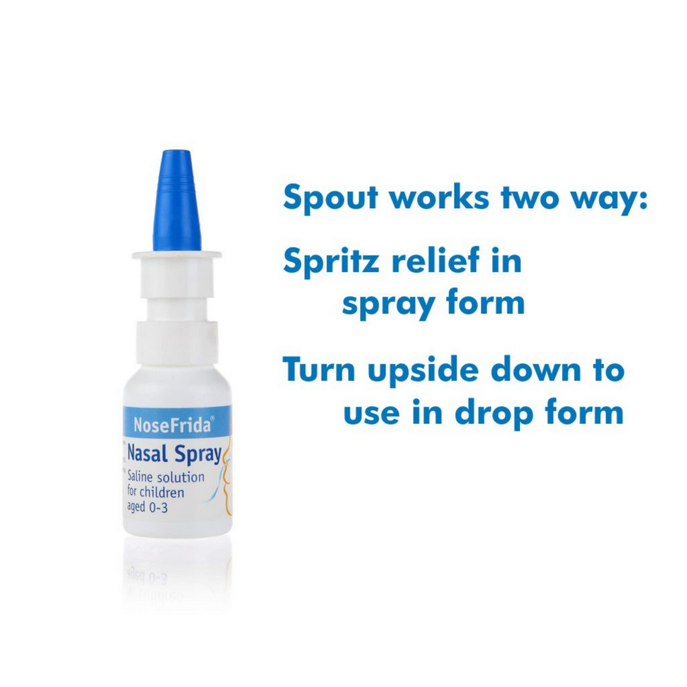 NoseFrida Nasal Spray (Natural Sea Salt Saline Solution)