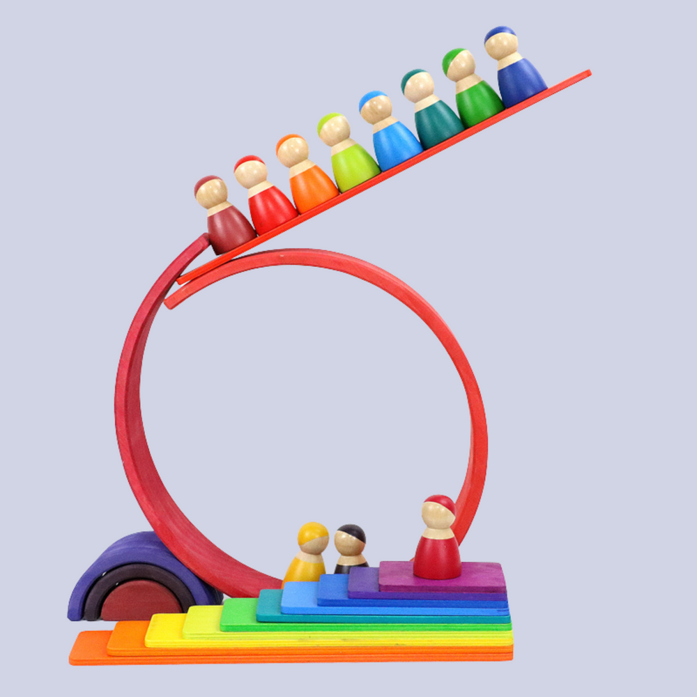Play by TBLC Rainbow Building Boards