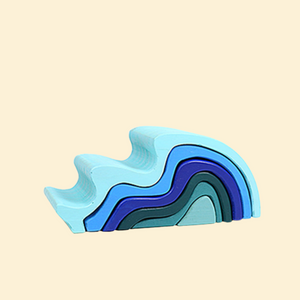 
                
                    Load image into Gallery viewer, Play by TBLC Elements Nesting Blocks: Water Waves
                
            