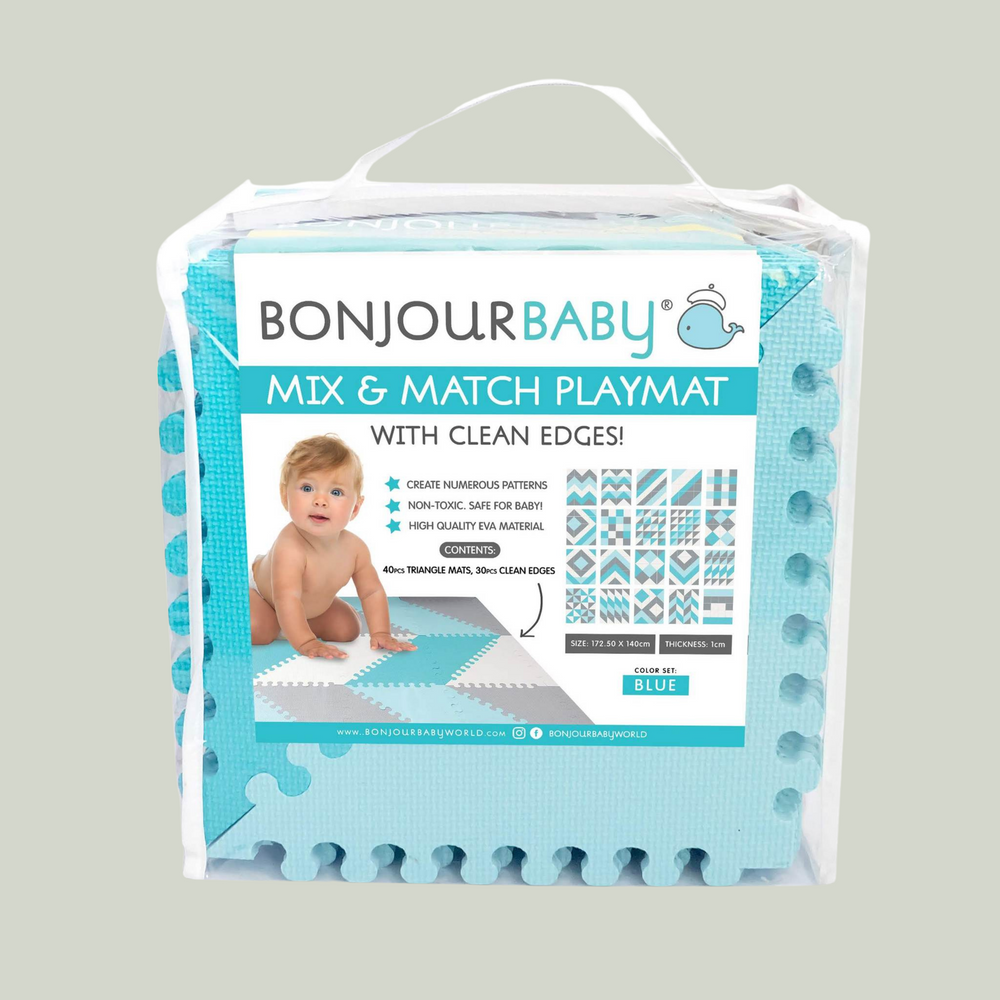 
                
                    Load image into Gallery viewer, BonjourBaby Mix and Match Playmat (Teal)
                
            