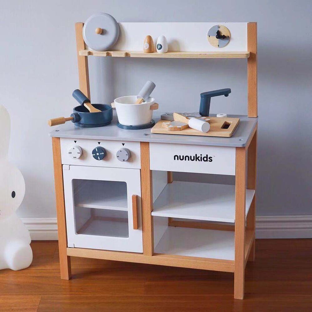 Play by TBLC Nordic Wooden Kitchen Play Set