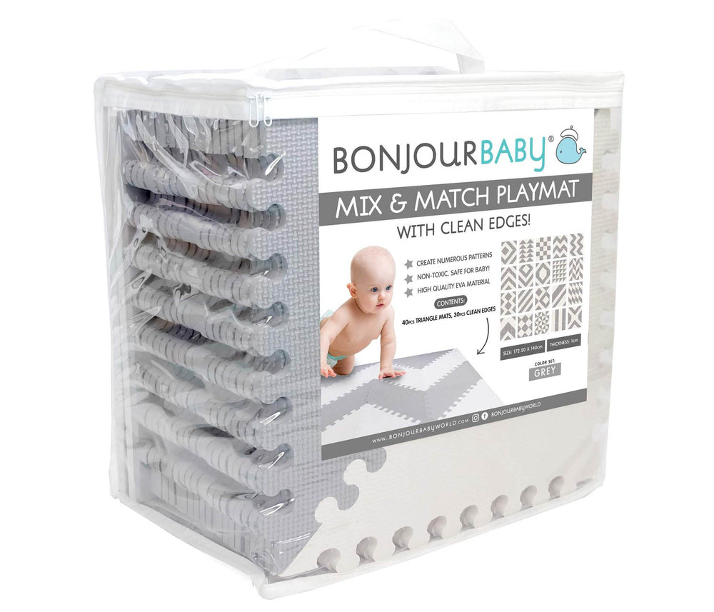 BonjourBaby Mix and Match Playmat (Grey)