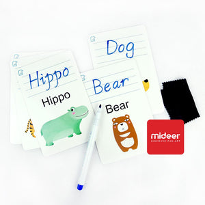 
                
                    Load image into Gallery viewer, MiDeer Write and Wipe Animals Activity Cards
                
            