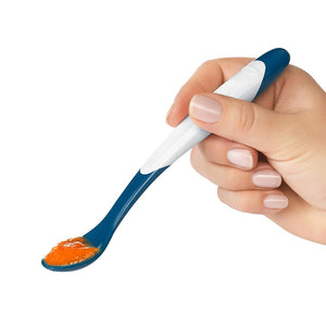 The Oxo Tot Feeding Spoon Set Soft Silicone Teal