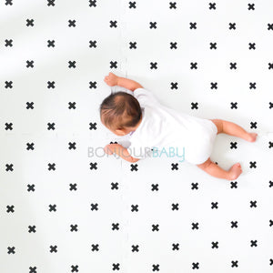 
                
                    Load image into Gallery viewer, BonjourBaby Extra Large Luxe Playmat (Scandinavian Cross)
                
            
