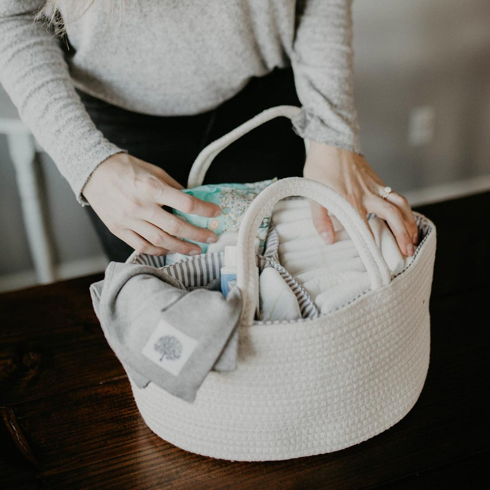 Parker Baby Rope Diaper Caddy