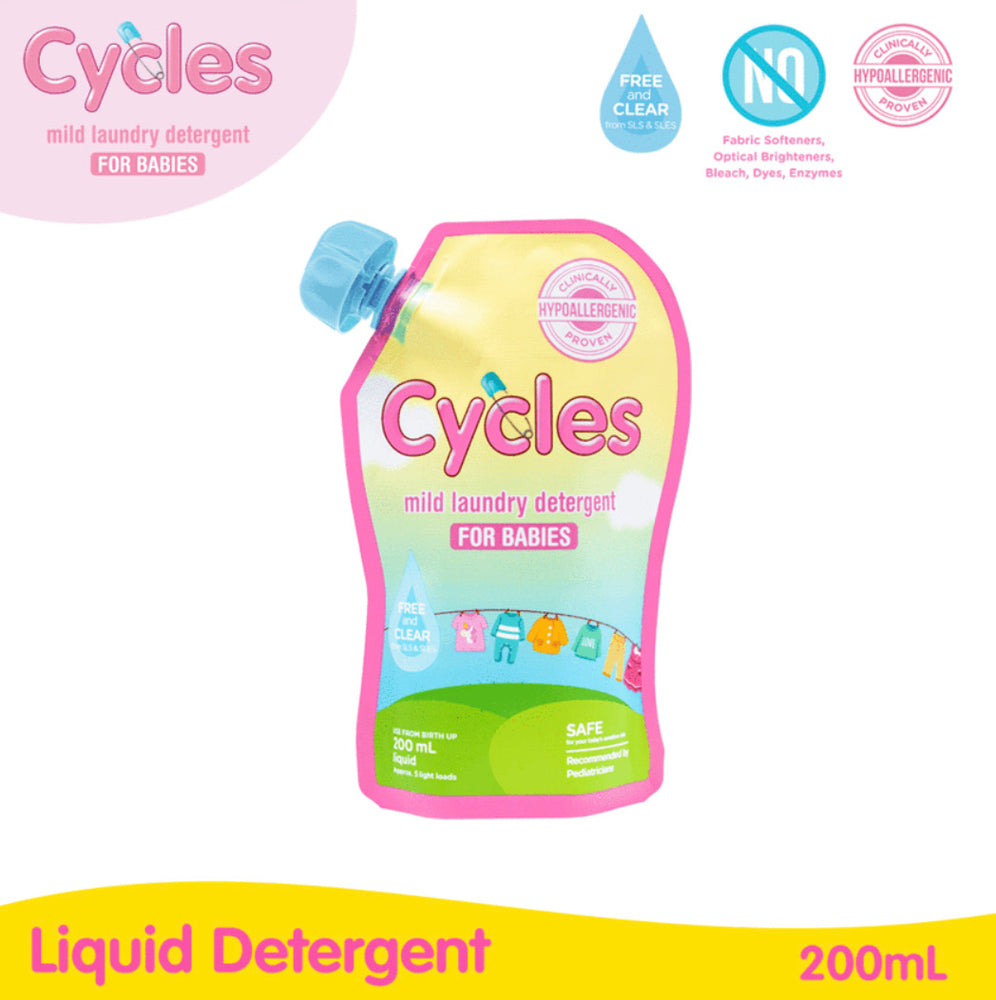 
                
                    Load image into Gallery viewer, Cycles Mild Laundry Detergent for Babies
                
            
