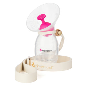 NatureBond Silicone Breast Pump with Silicone Stopper and Strap