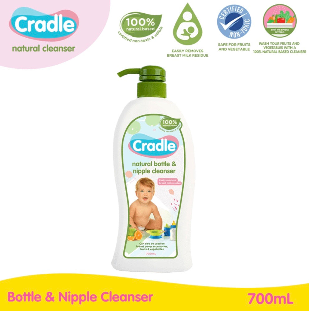 
                
                    Load image into Gallery viewer, Cradle Natural Bottle &amp;amp; Nipple Cleanser
                
            